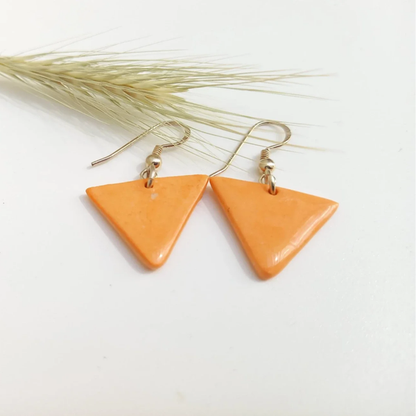 Oranje porselein - zilver (AG925)