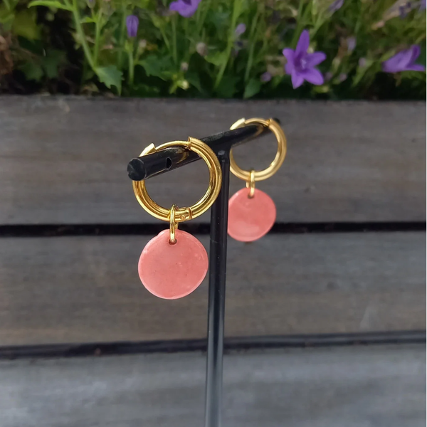 Roze porselein - RVS goud