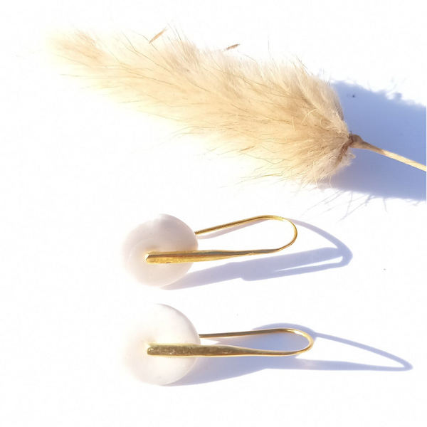 Wit porselein - vermeil goud