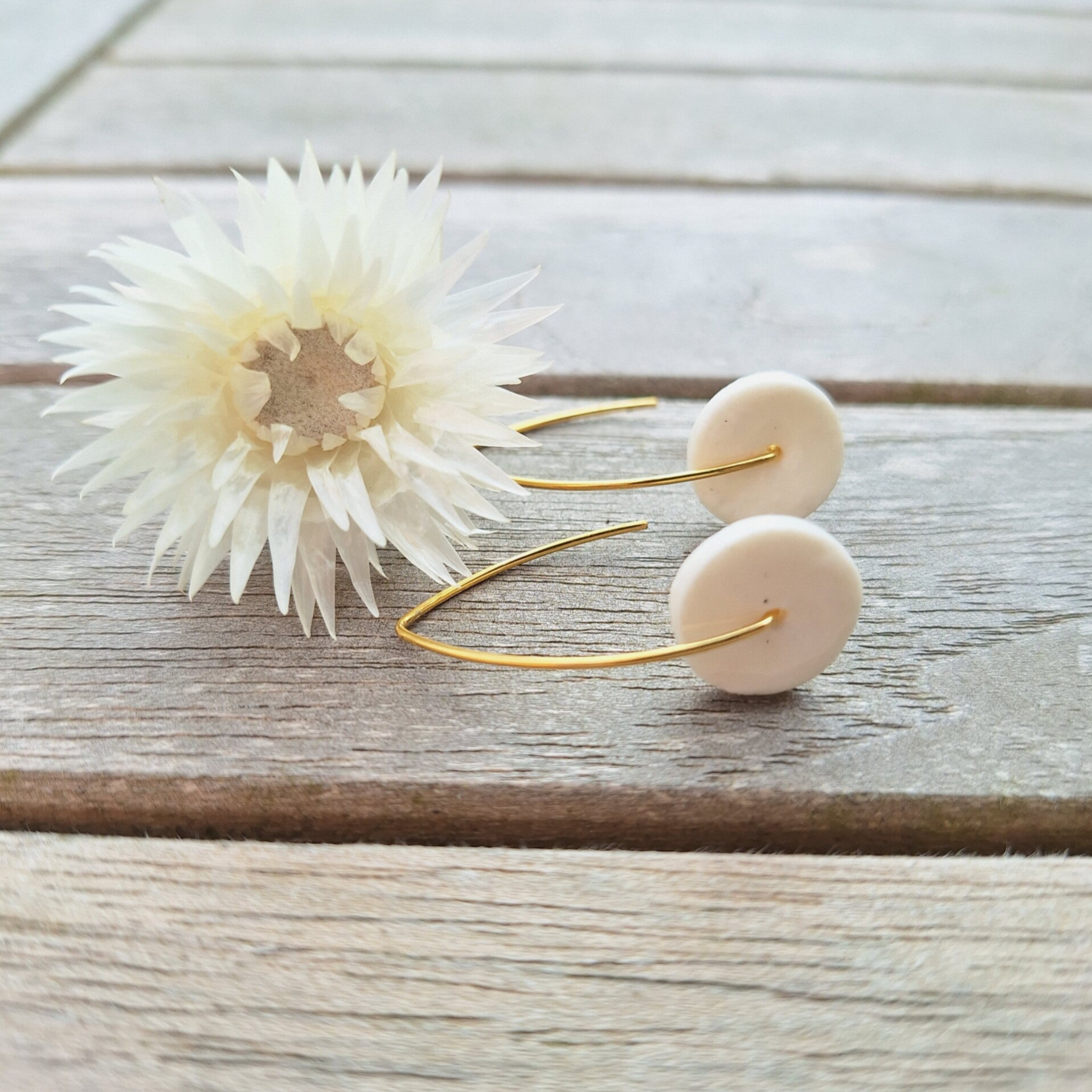 Wit porselein - vermeil goud