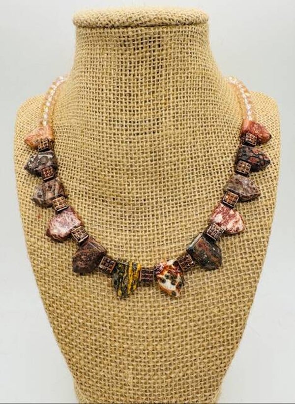 Jasper Arrow Stone Necklace