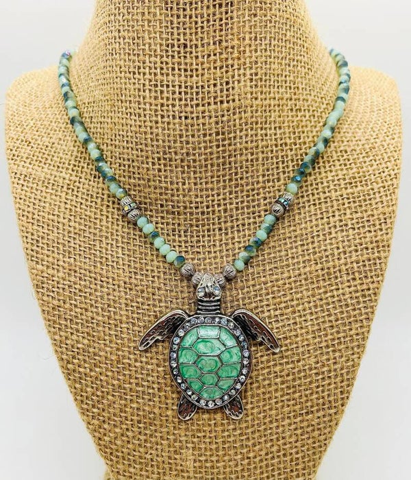 Sea Turtle Pendant Necklace