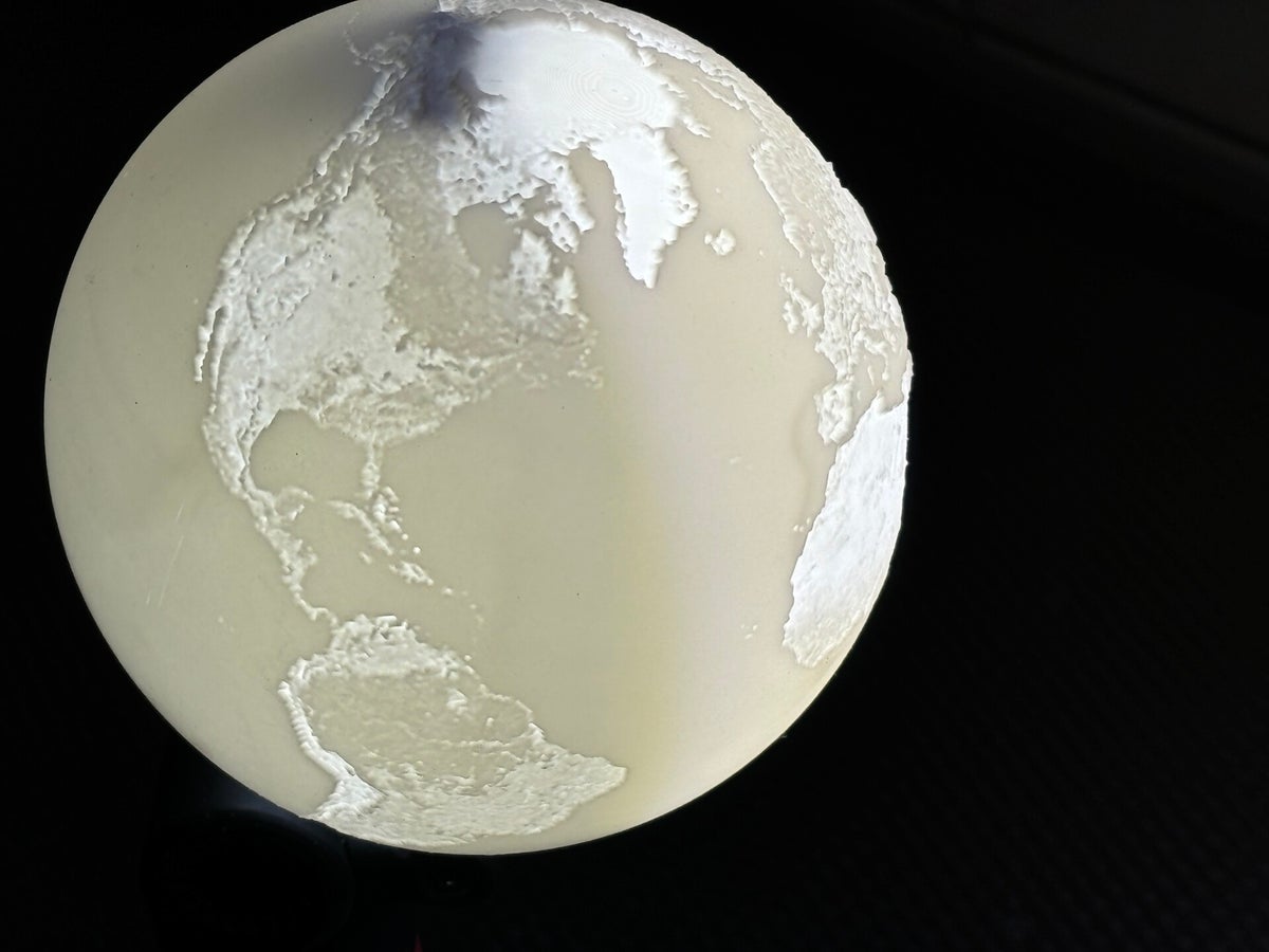 Lithophane sphere / bolvorm met eigen foto | 3D with benefits