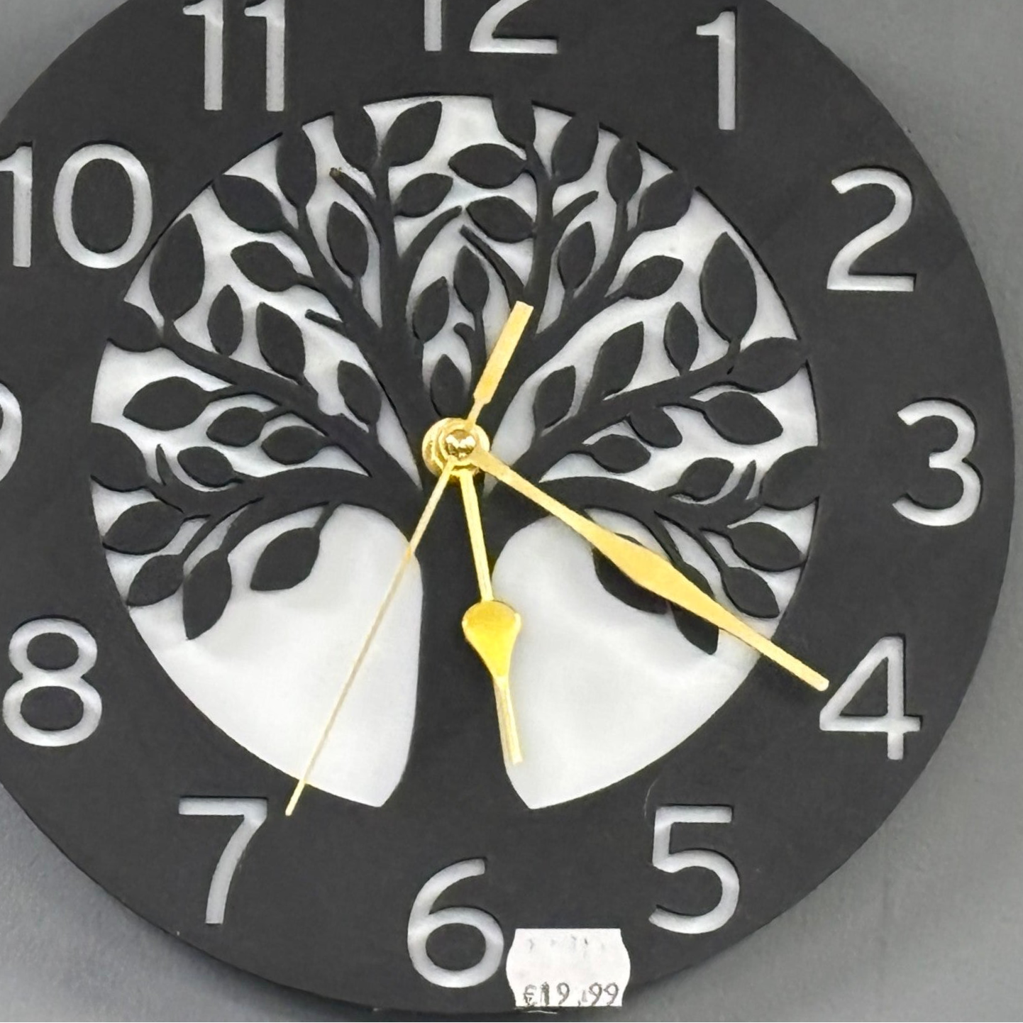 3D geprinte klok tree of life