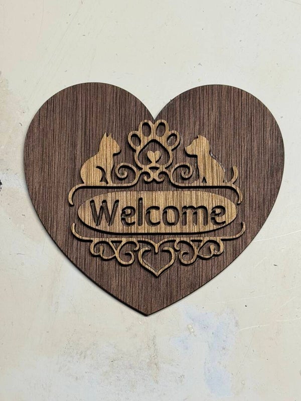 Deurbord dieren welkom