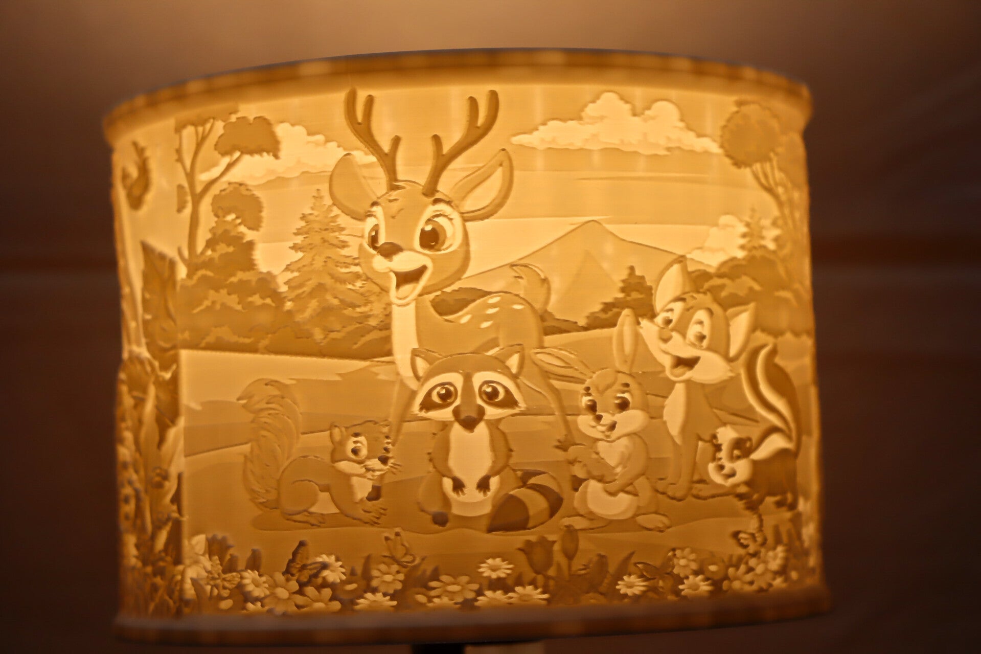 Schemerlamp jungle thema kinderkamer