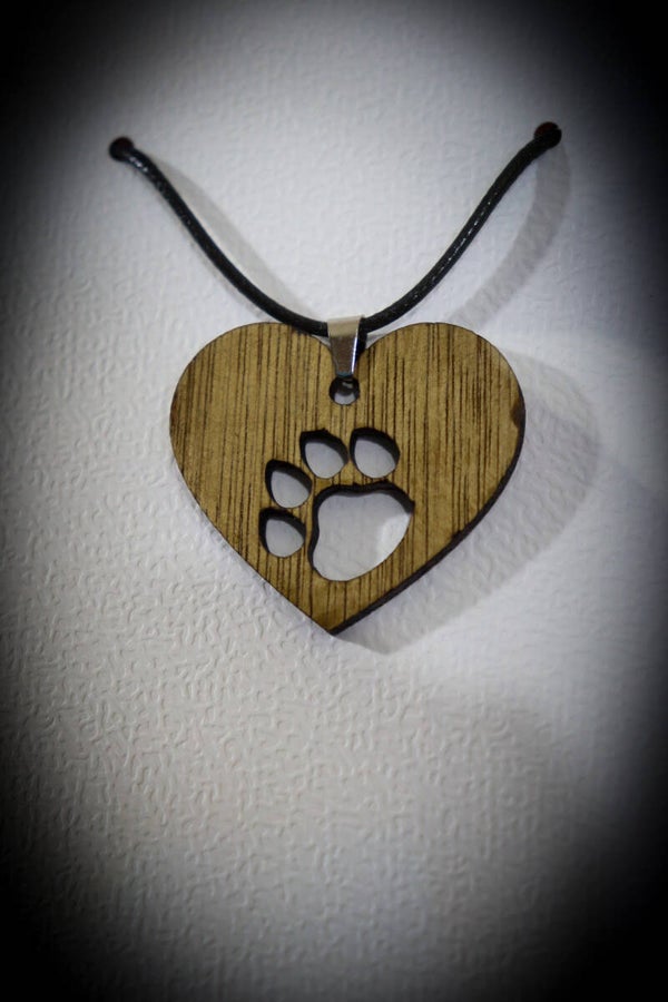 Necklace paw in your heart (halsketting)