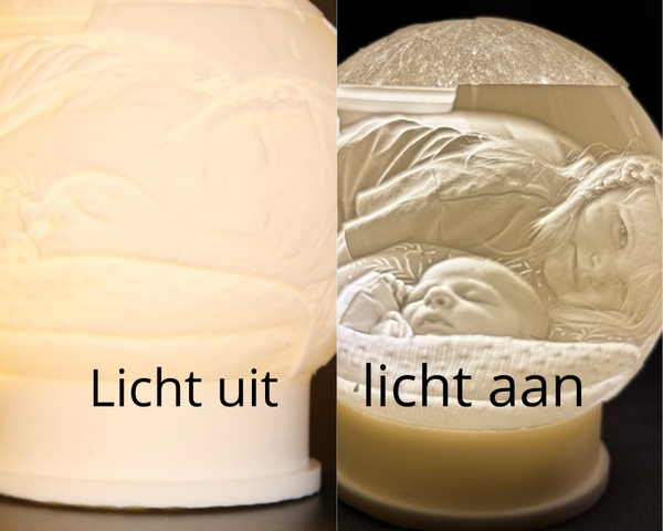 Lithophane bol (sphere)