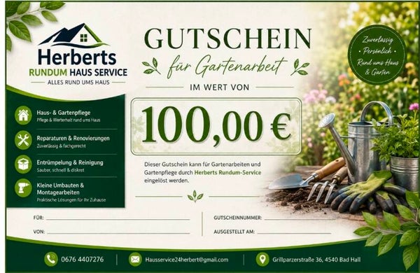 Gutschein für Ihre liebsten