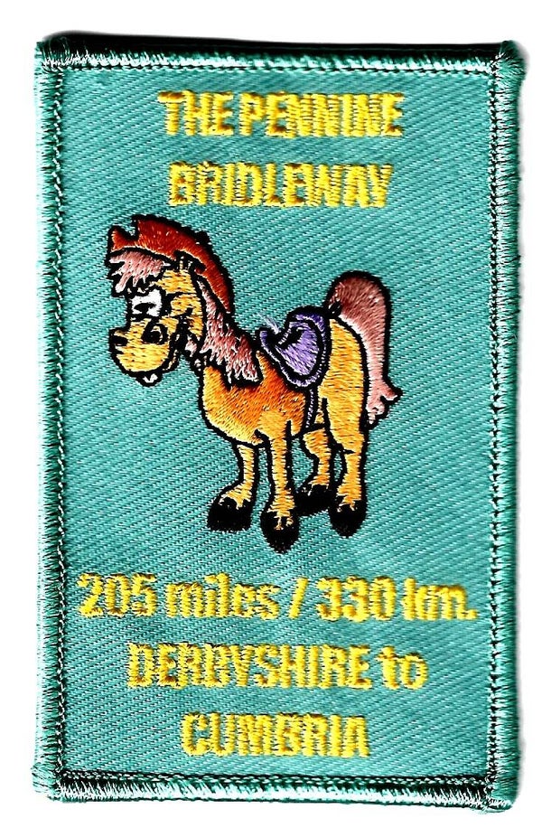 THE PENNINE BRIDLEWAY EMBROIDERED CLOTH BADGE