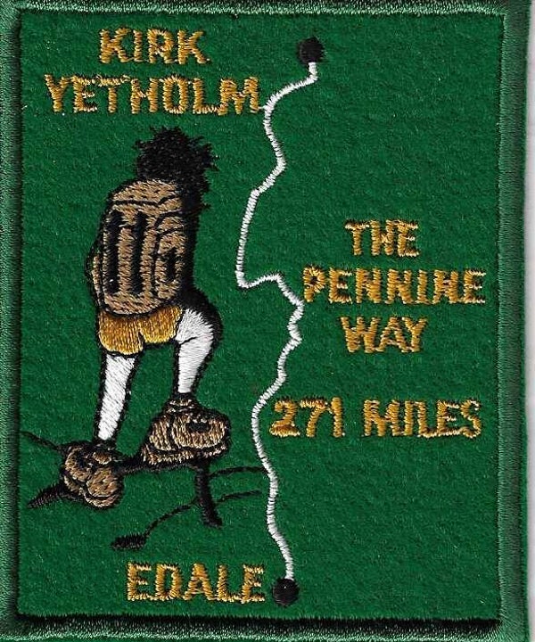THE PENNINE WAY EMBROIDERED BADGE