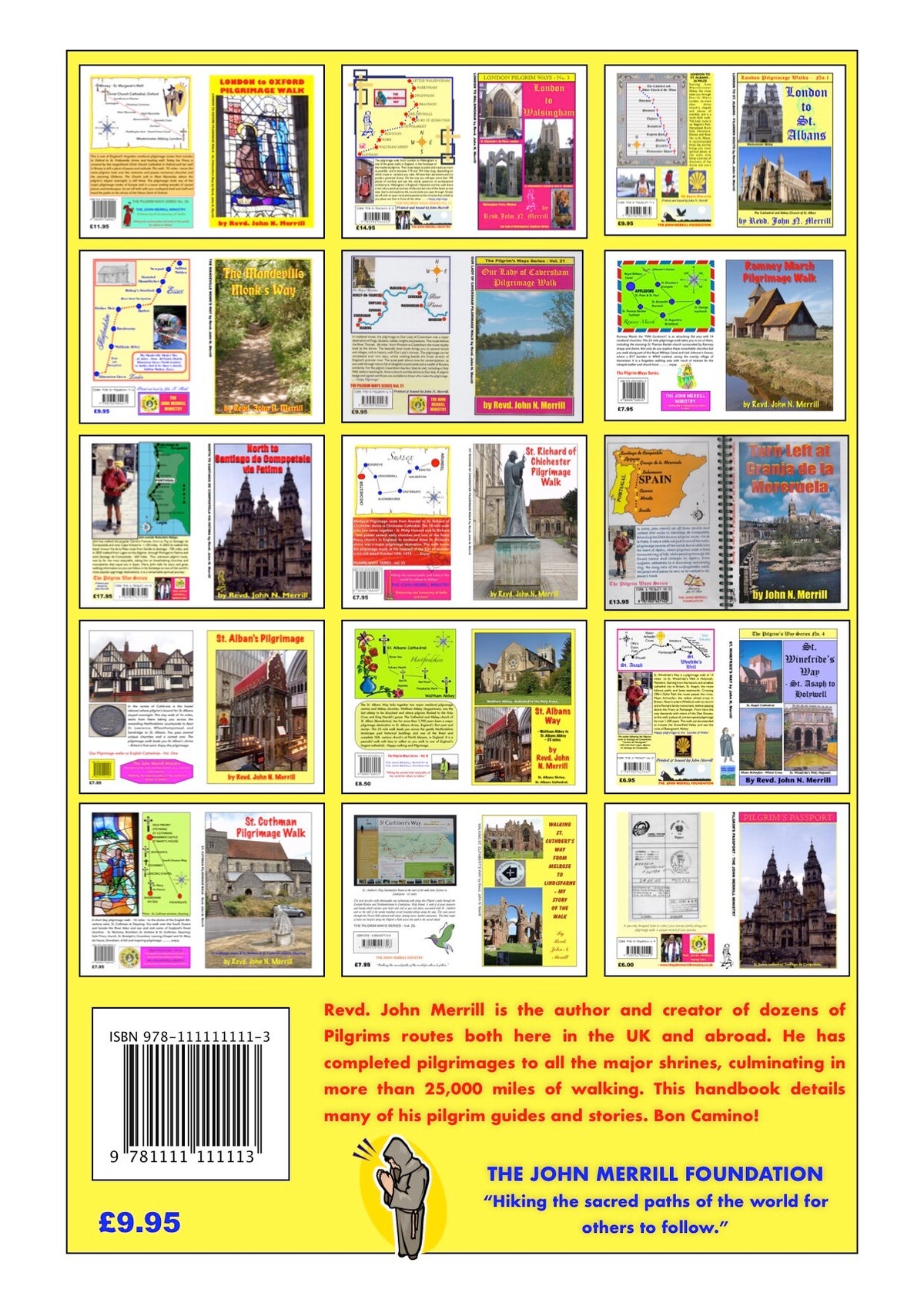 JOHN MERRILL;S PILGRIM WALKS HANDBOOK | daychallengewalks