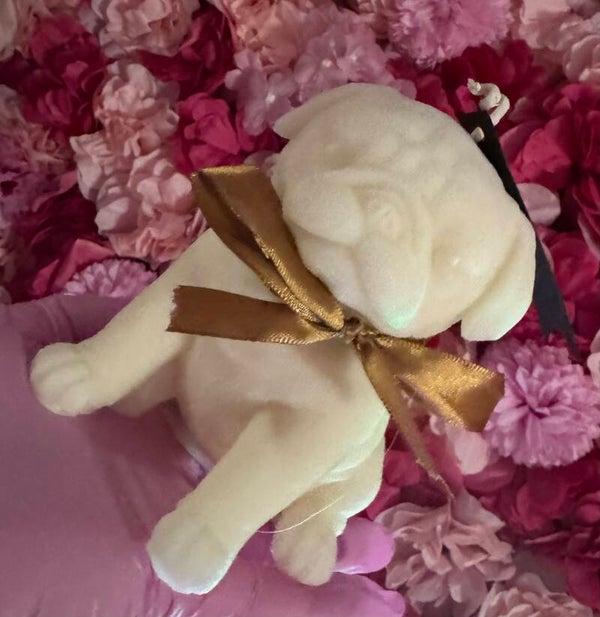 12cm Pug Dog Candle