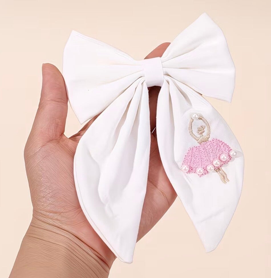 Ballerina hair bow