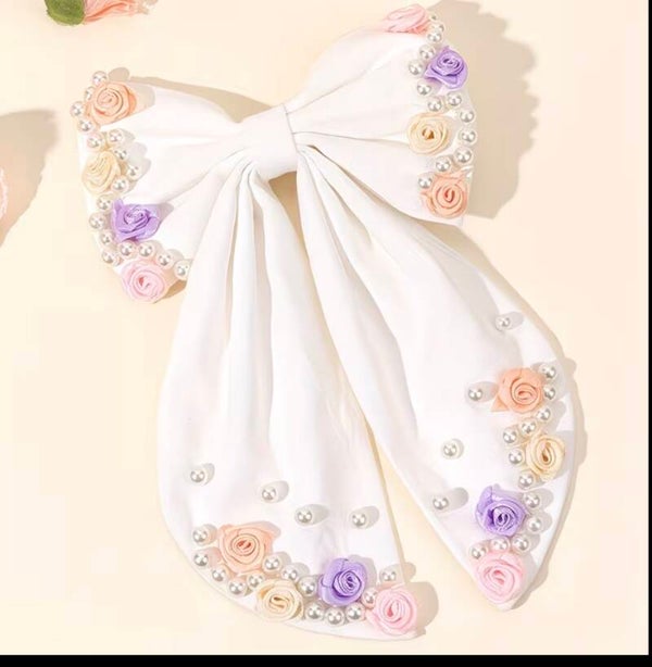 Springtime hair bow