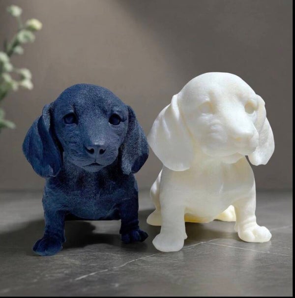 Dachshund Dog candle