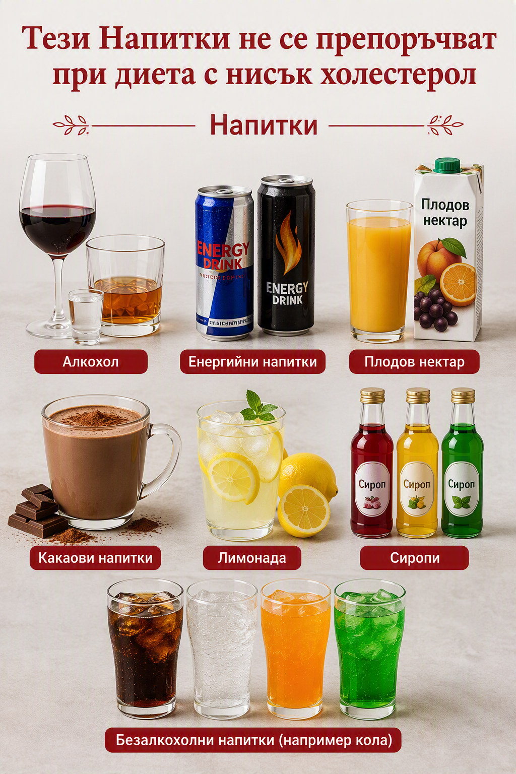 Напитки 