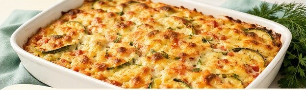 Тиквички с ориз на фурна