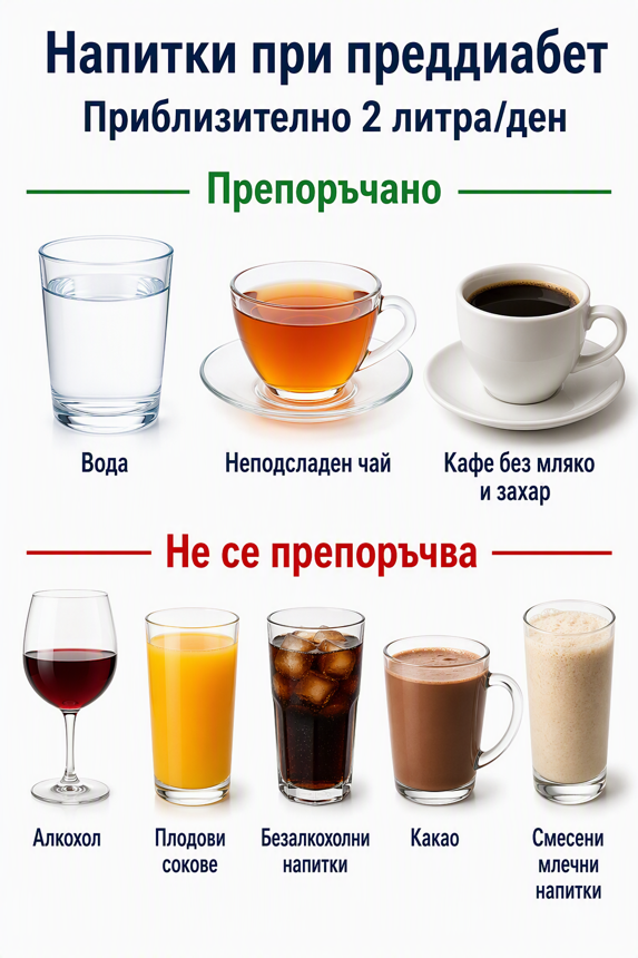 Преддиабет Напитки 