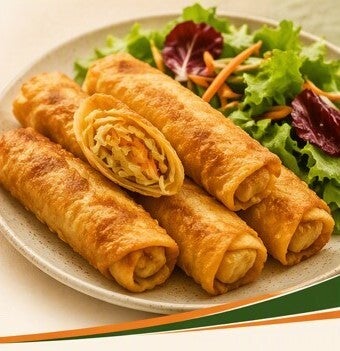 Рулца с кори, зеле и моркови