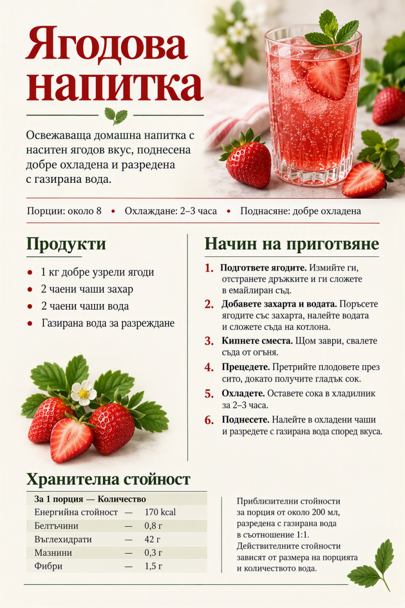Ягодова напитка