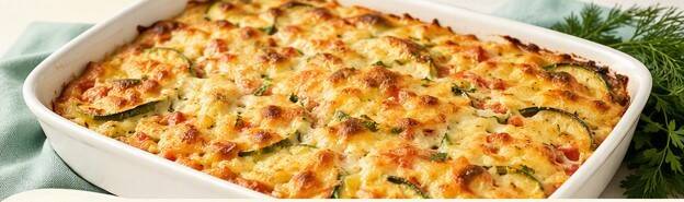 Тиквички с ориз на фурна