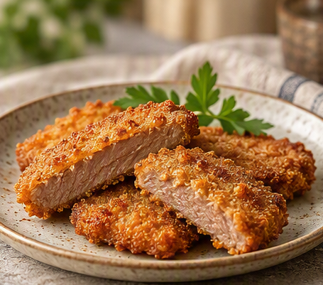 Панирани свински езици