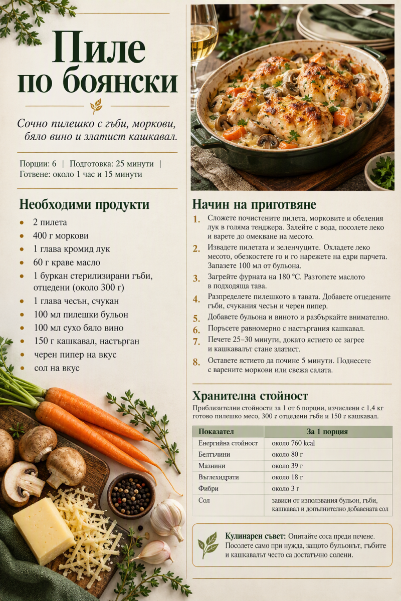 Пиле по боянски