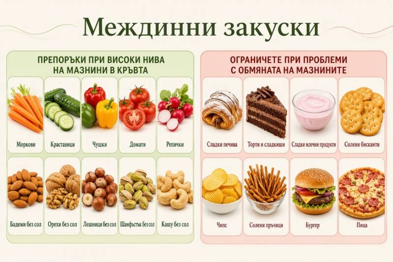 Междинни закуски 