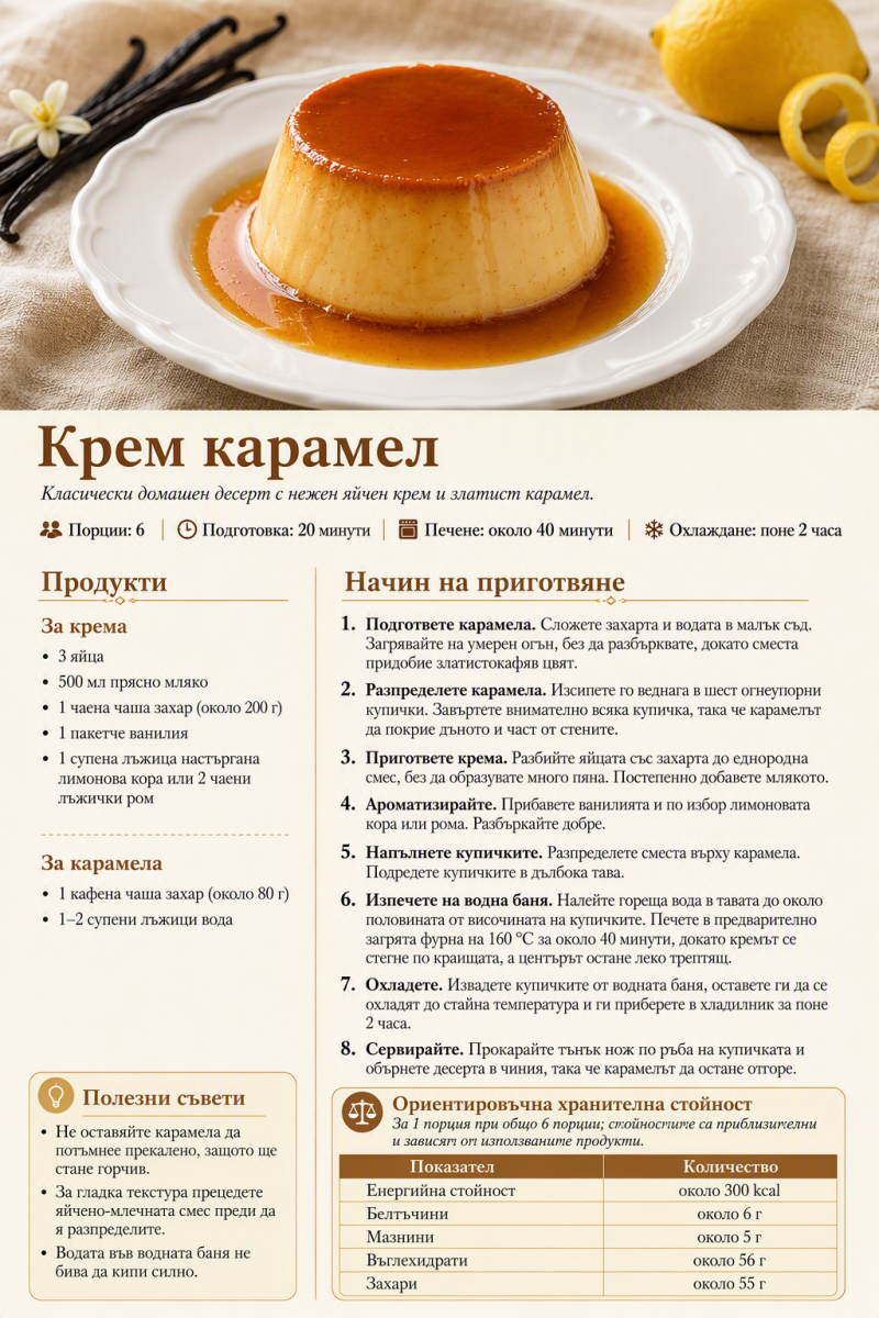 Крем карамел