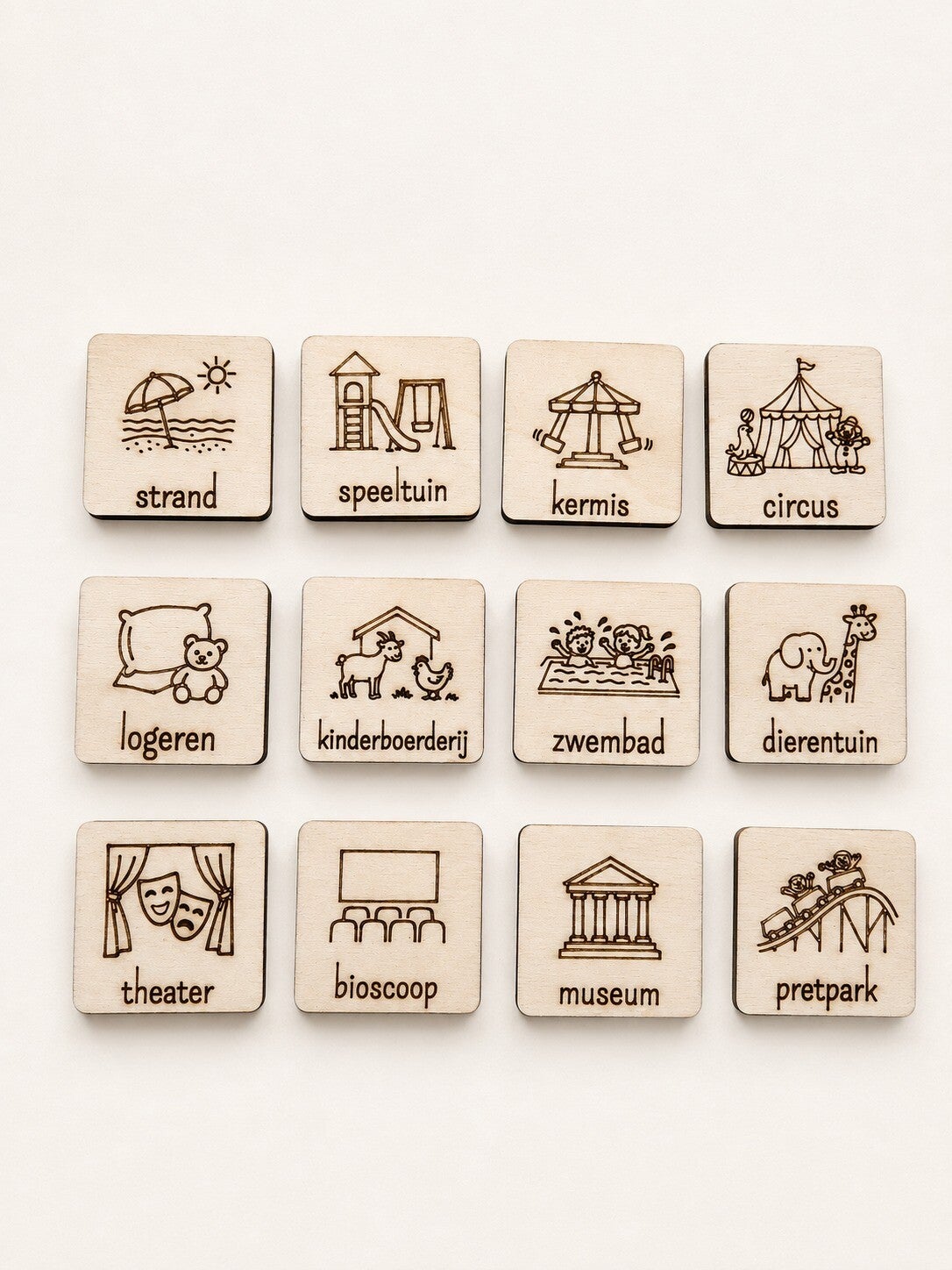 Pictogrammen uitjes