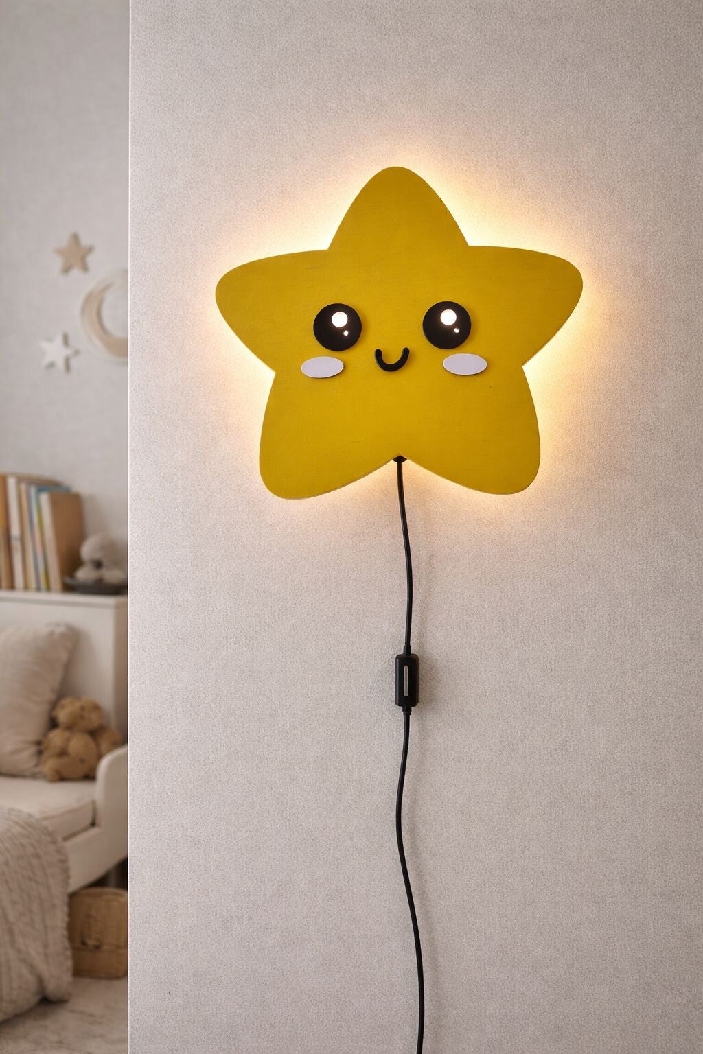 Ster wandlamp