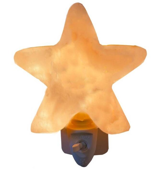 Himalayazout nachtlampje ster oranje