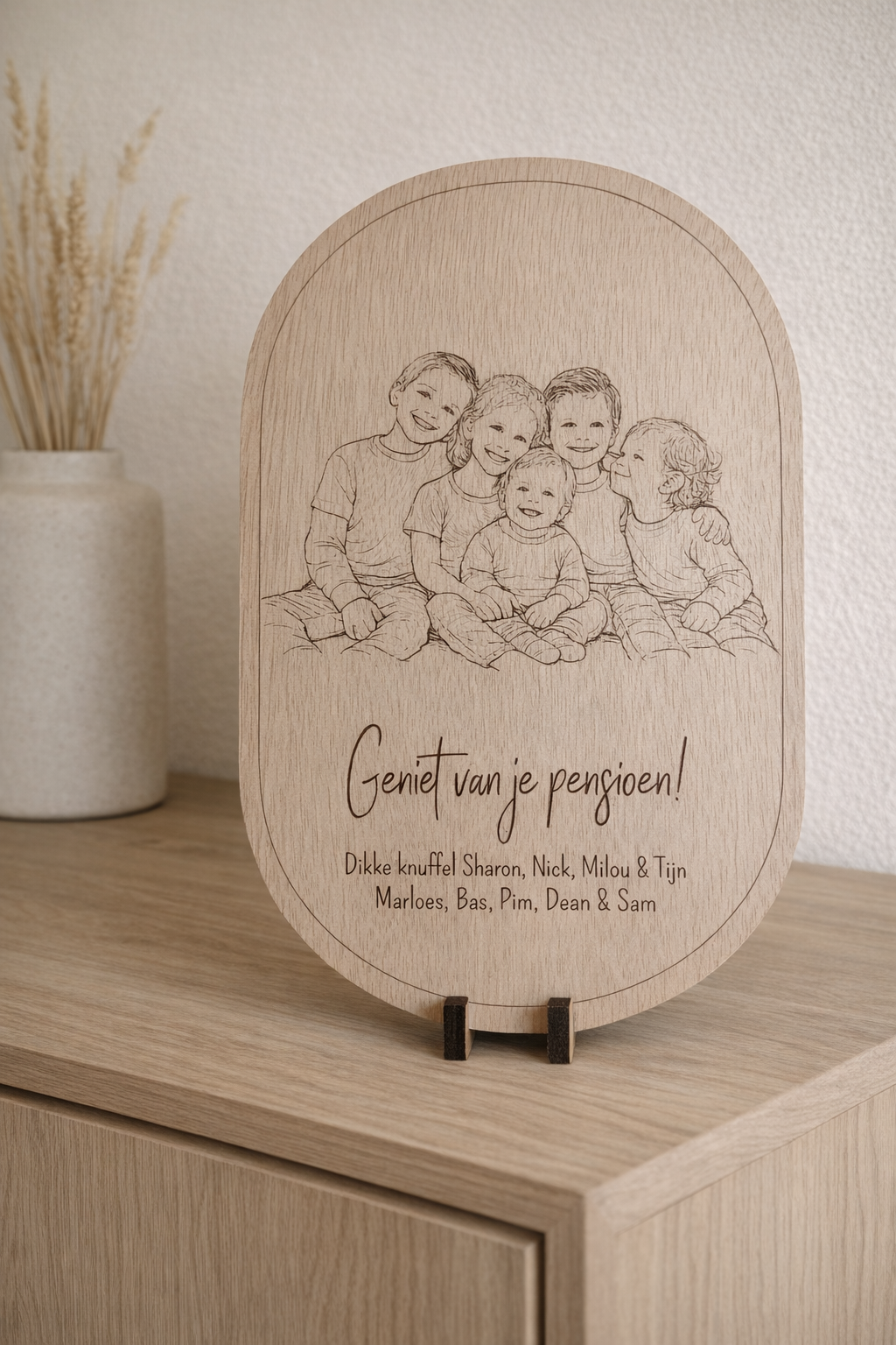 Herinneringsbord Ovaal