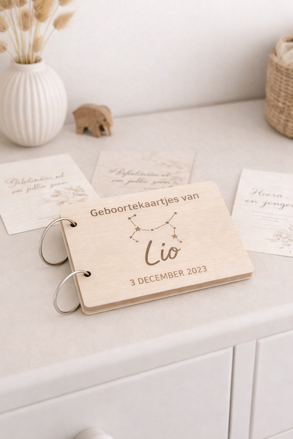 Bewaarbundel geboortekaartjes sterrenbeeld