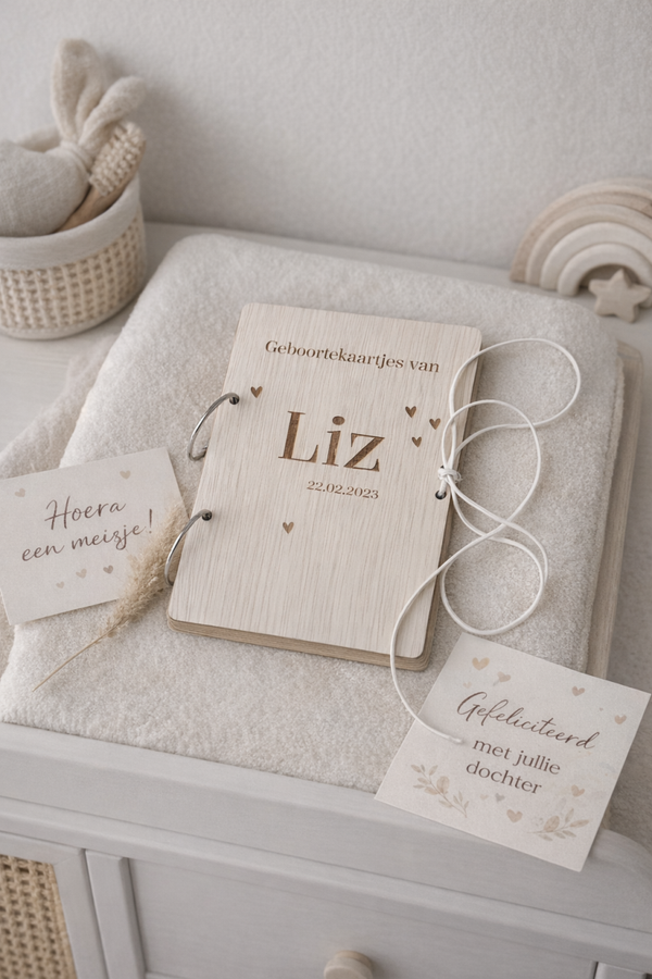 Bewaarbundel geboortekaartjes