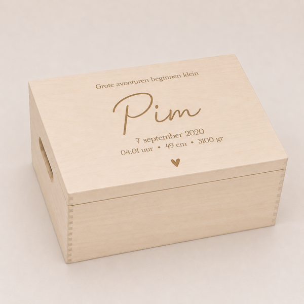 Memorybox classy (klein, groot of XL)