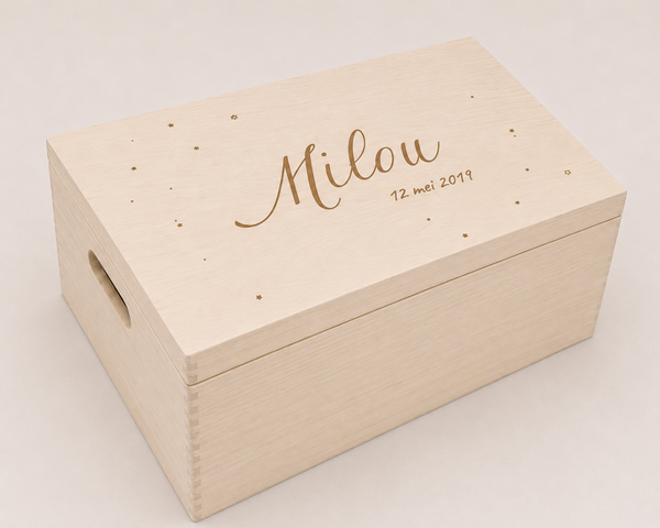 Memorybox sterren (klein, groot of XL)