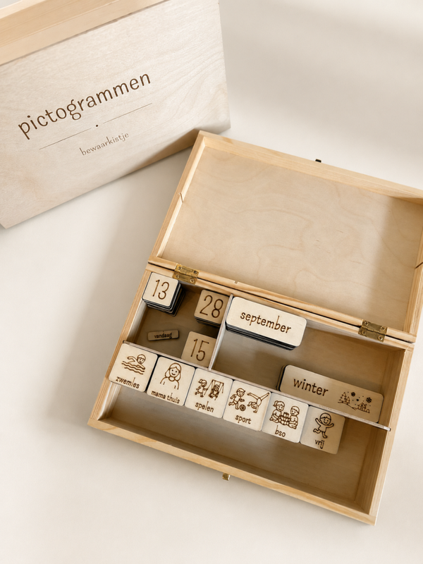 Pictogrammen bewaarkistje