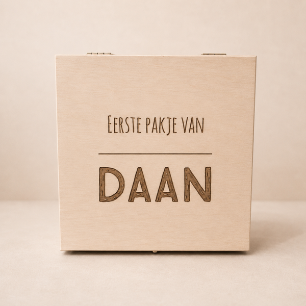 Bewaarkistje eerste pakje Lijn