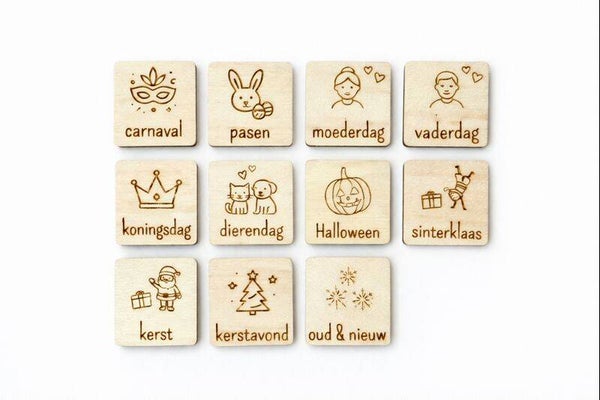 Pictogrammen feestdagen