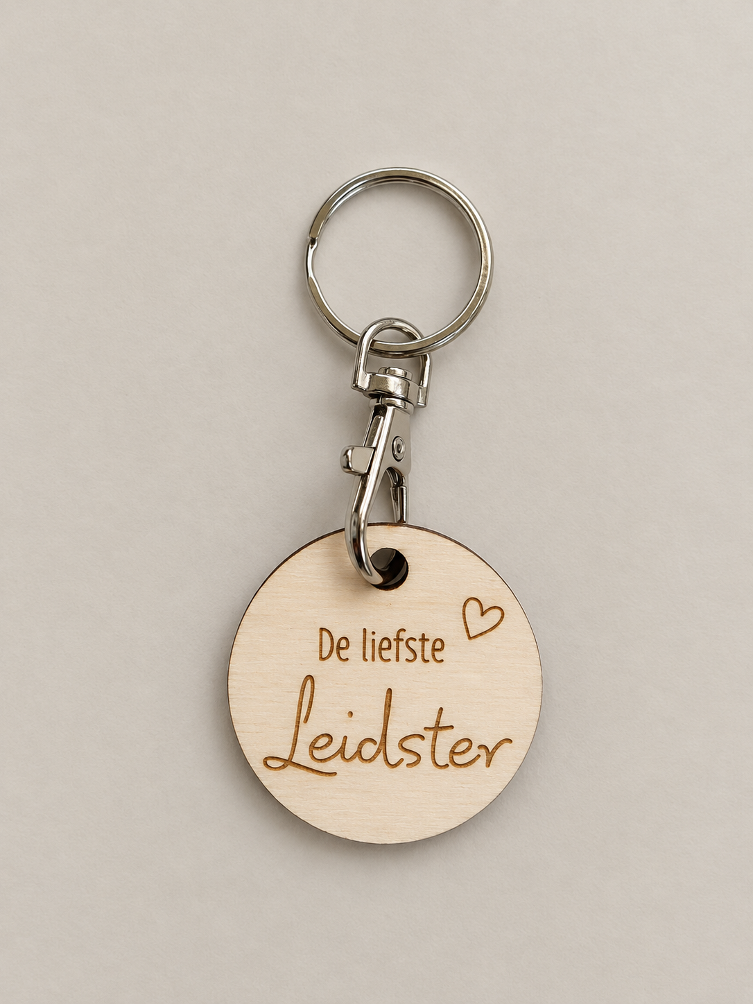 Sleutelhanger de liefste leidster