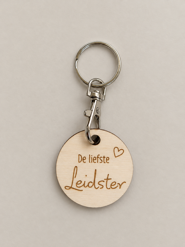 Sleutelhanger de liefste leidster