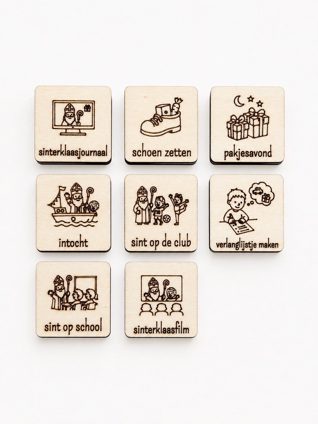 Pictogrammen Sinterklaas