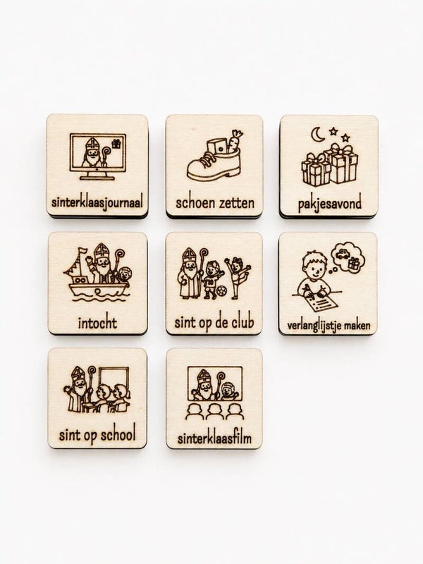 Pictogrammen Sinterklaas
