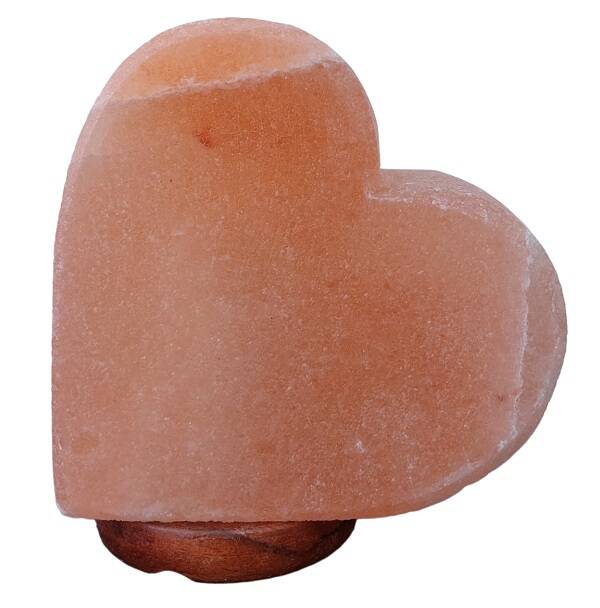 Himalaya zoutlamp hart oranje