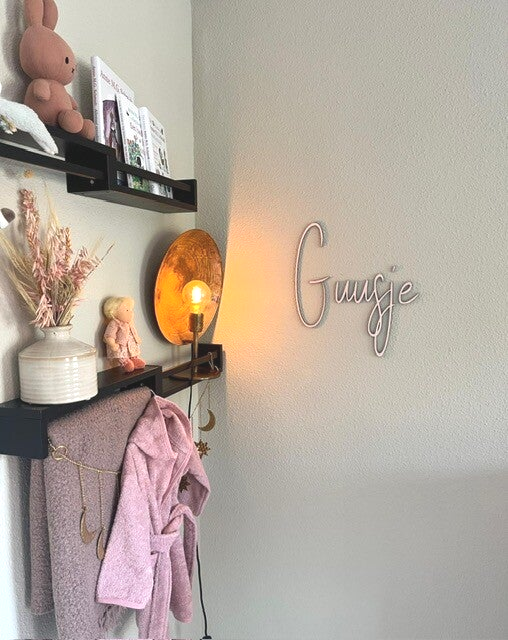 Houten naam of tekst Classy