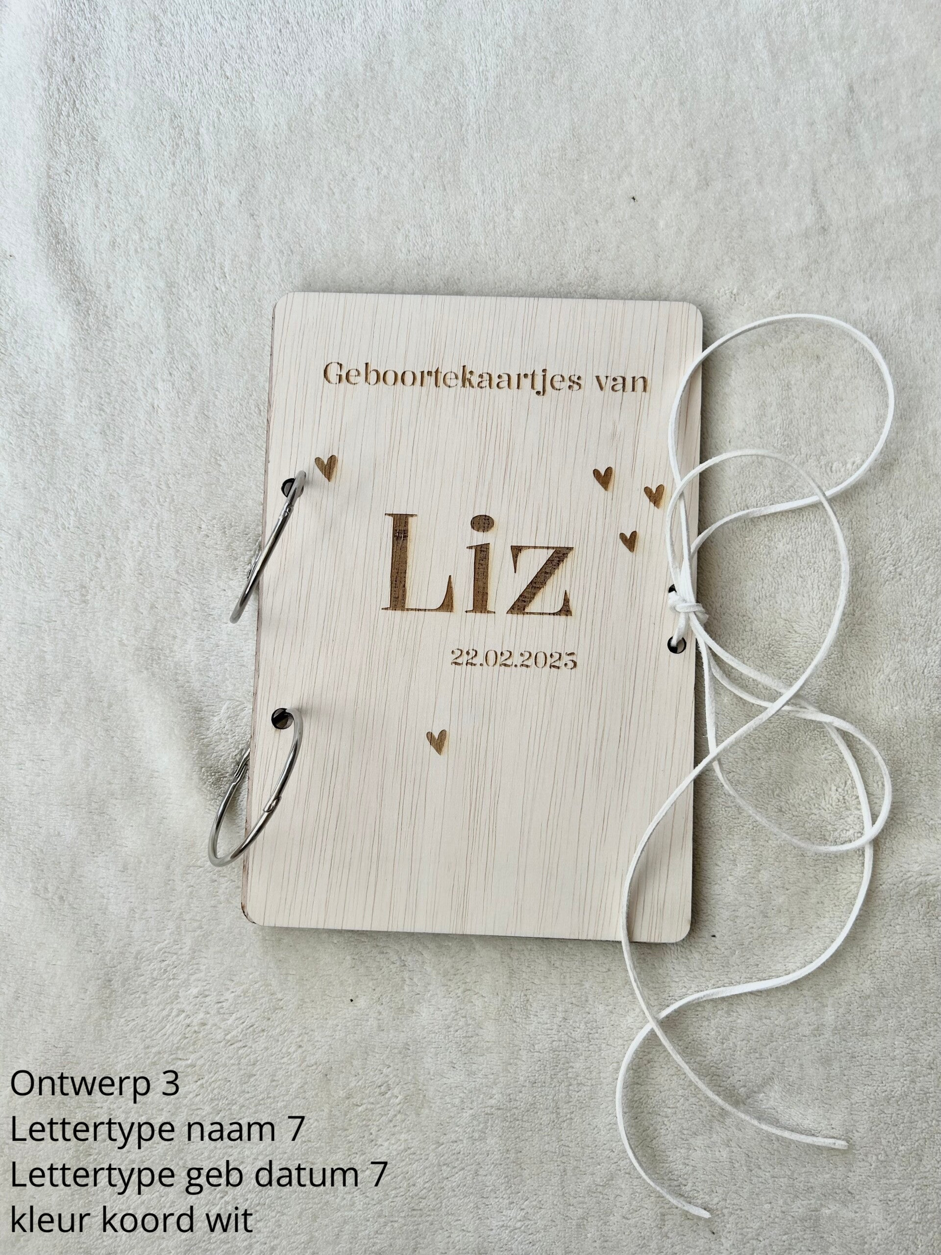 Bewaarbundel geboortekaartjes