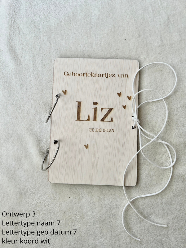 Bewaarbundel geboortekaartjes