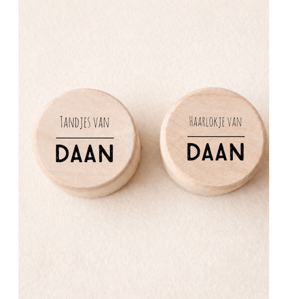 Tand- Haarlokdoosje Lijn